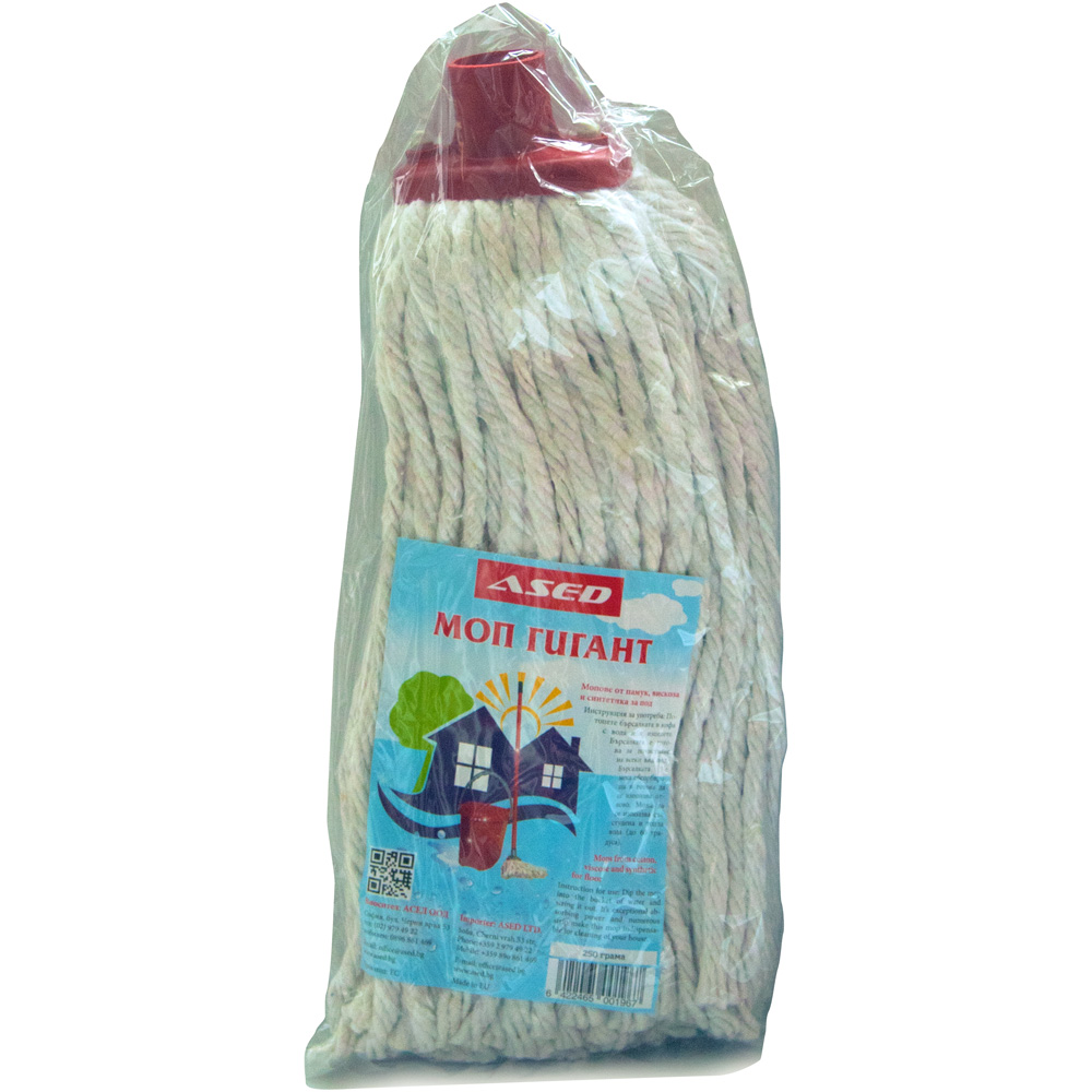 Cotton mop rope GIGANT 250 g. ASED